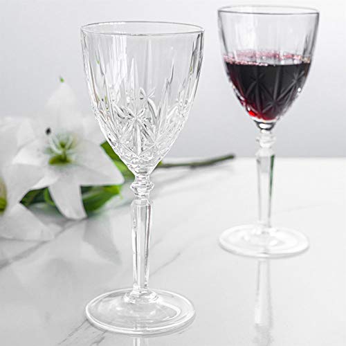 RCR Crystal Orquesta Cortar Vidrio Copas de Vino Copas Set - 290 ml - Pack de 6