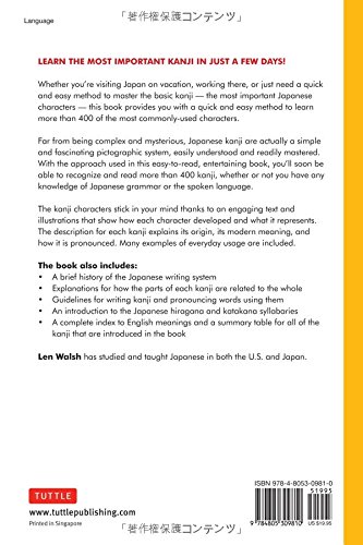 Read Japanese Today: The Easy Way to Learn 400 Practical Kanji (Tuttle Languge Library)