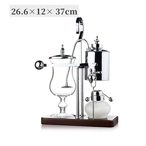 Real Belga Cafetera, Inicio Belga Pot Sifón Café Del Estilo Máquina Manual Brewing Conjunto,Oro
