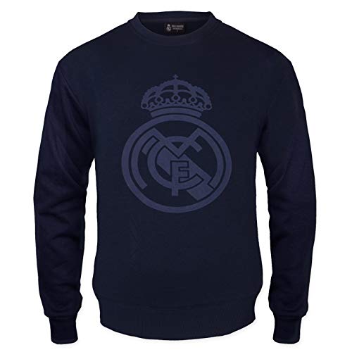 Real Madrid - Sudadera Oficial para Hombre - con el Escudo del Club - XL