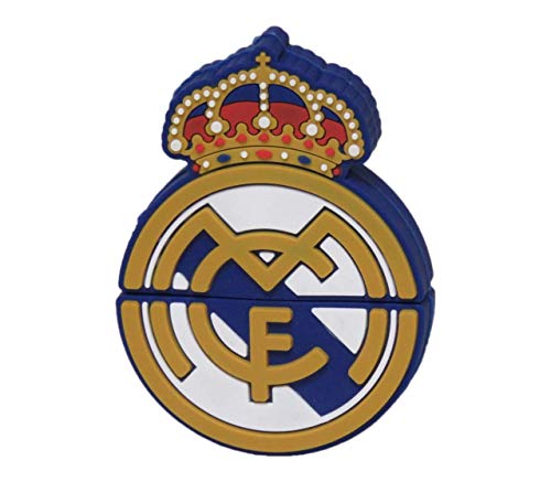 Real Madrid USB-01-RM Pendrive Rubber Escudo, 8GB
