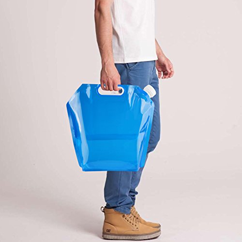Recipiente para agua de Aboat, plegable, para transportar, ideal para deportes, campamento, senderismo, pícnic, barbacoa, 5 y 10 litros