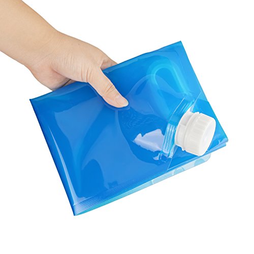 Recipiente para agua de Aboat, plegable, para transportar, ideal para deportes, campamento, senderismo, pícnic, barbacoa, 5 y 10 litros