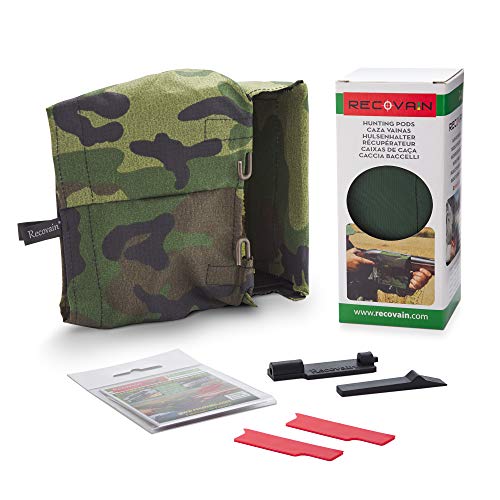RECOVAIN Recogevainas para ZURDOS Camuflaje | Artículos y Accesorios de Caza para Escopetas Semiautomáticas y Rifles | Cazavainas para Ventana de Expulsión a la Izquierda
