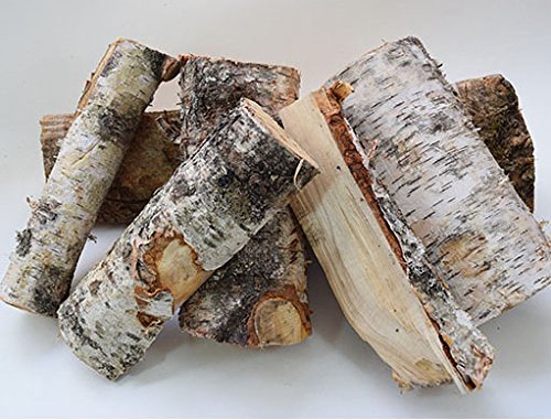 Red de madera dura seca al horno de abedul, 25 l, 18% de humedad, perfecta para quemadores de leña, estufas de leña, fuegos abiertos, hornos de pizza.