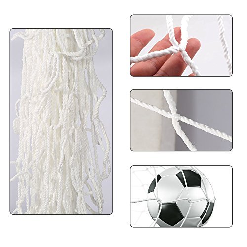 Red de portería de fútbol de Dewin, 4 tamaños de redes de fútbol, reemplazo deportivo, poste de portería de fútbol para entrenamiento de partidos deportivos