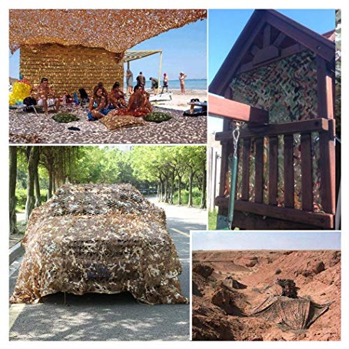 Red de Sombra para Terraza, 5m X 3m 8m 10m Malla de Sombra Red Camuflaje Red Marrón Toldos Carpas para Niños Dormitorio Decoración de Jardín Cubierta Coche Caza Oculta Militar, Varios Tamaños
