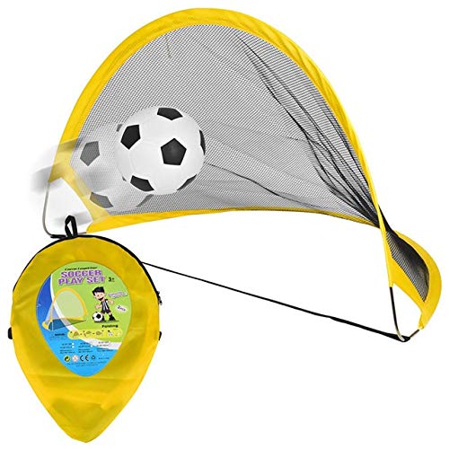 Red para Portería de Fútbol 1 conjunto de fútbol Fútbol objetivo de entrenamiento neto plegable Red de la meta de toldo interior for niños juegos al aire libre Juguete Puerta Práctica del balón de fút