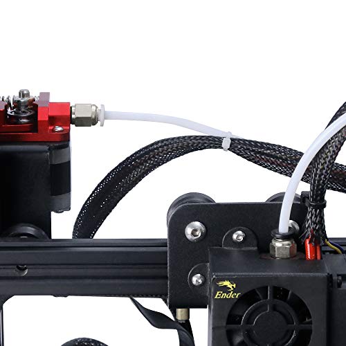 Redrex 2m Impresora 3D ID2mm OD4mm Tubo de PTFE con 2Pcs PC4-M6 Neumáticos Conectores Para Reprap Impresora 3D 1,75 mm Bowden Hotend