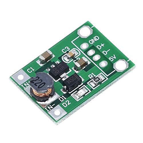 Reemplazo extraíble 2 piezas de 600 mA DC-DC Mini Step Up módulo de alimentación 1-5 V. for 5V Step-Up convertidor del alza de accesorios