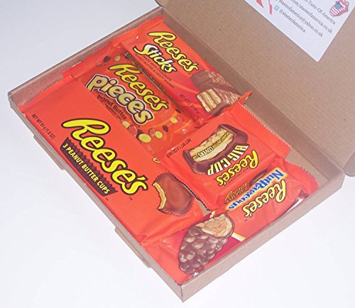 Reese's American Candy Gift Box - Wedding Birthday Party Retro Sweets Reeses R5