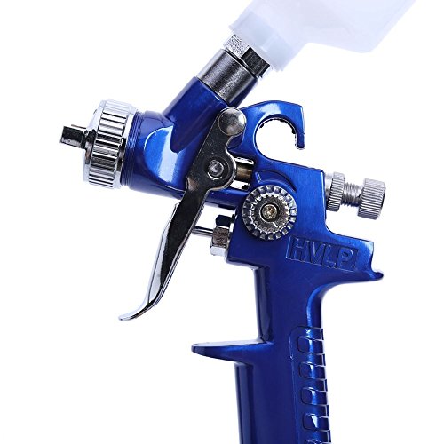 REFURBISHHOUSE 1,0 mm HVLP Profesional Boquilla H-2000 Pistola de pulverizacion de pintura Mini Aire Pistolas Para Pintura del aerografo aerografo coche