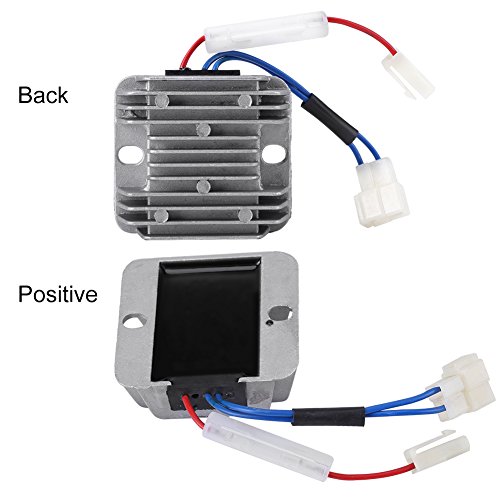 Regulador de voltaje, 12V DC 178F / 186F Regulador del voltaje rectificador AVR para KDE3500 5000 6500 6700 generador