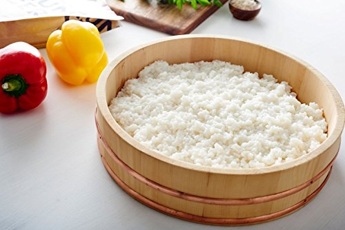 Reishunger Hangiri, Cuenco de Madera para Principiantes (diámetro 30 cm) - Disponible en tamaños de 30 cm a 60 cm, para arroz Sushi