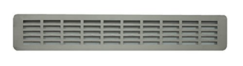 Rejilla de ventilación de aluminio anodizado para encimera de cocina