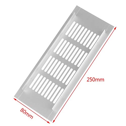 Rejillas De Chapa Perforada De Aluminio De Aleación De Salida De Aire 15cm 20cm 25cm 30cm 40cm 50cm, Chapa Perforada Placa Web Hoja De Rejillas De Ventilación Rejilla De Ventilación Perforada