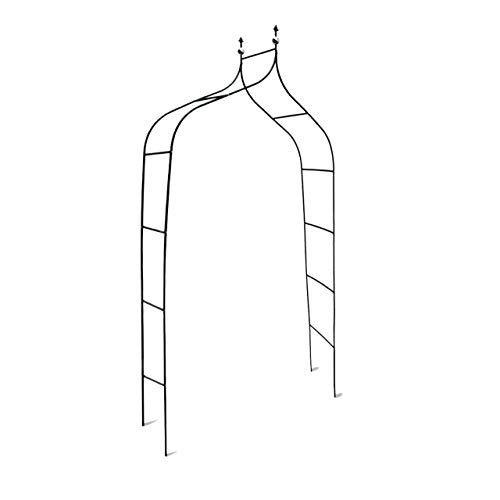 Relaxdays 10017904 - Arco para trepadoras, 1.70 x 2.4 m, Color Verde