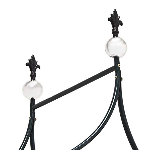 Relaxdays 10017904 - Arco para trepadoras, 1.70 x 2.4 m, Color Verde