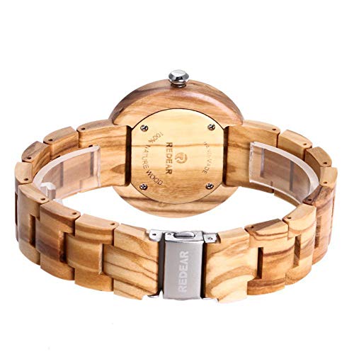 Reloj De Pulsera Para Mujer, Reloj De Madera De Estilo Japonés, Arce, Madera De Olivo, Moda, Día De La Madre, Día De San Valentín Para Enviar El Regalo De La Novia, Reloj De Mujer olive wood