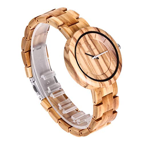 Reloj De Pulsera Para Mujer, Reloj De Madera De Estilo Japonés, Arce, Madera De Olivo, Moda, Día De La Madre, Día De San Valentín Para Enviar El Regalo De La Novia, Reloj De Mujer olive wood