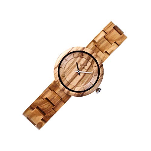 Reloj De Pulsera Para Mujer, Reloj De Madera De Estilo Japonés, Arce, Madera De Olivo, Moda, Día De La Madre, Día De San Valentín Para Enviar El Regalo De La Novia, Reloj De Mujer olive wood