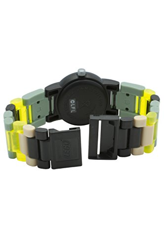 Reloj modificable infantil de Yoda de LEGO Star Wars 8020295 con pulsera por piezas y figurita