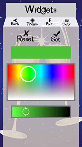 Reloj Tiempo Widget Vino