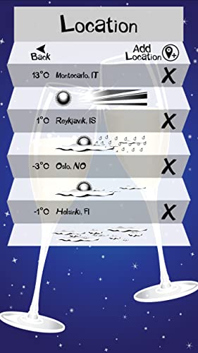 Reloj Tiempo Widget Vino