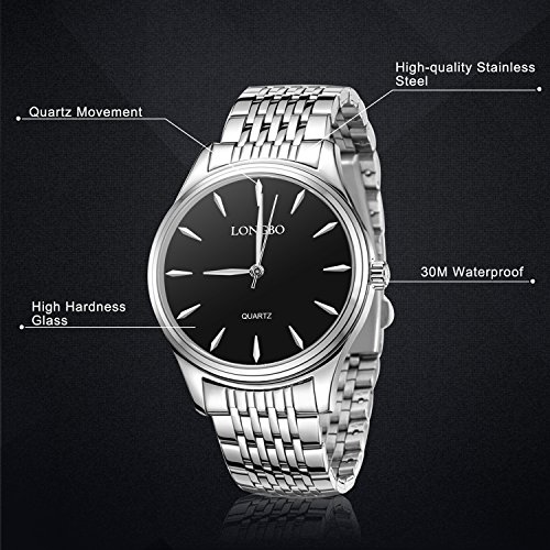 Relojes para Mujer, Reloj Impermeable de Cuarzo de Acero Inoxidable para Mujer, Vestido de Moda para Mujer Relojes para Mujer Casual de Negocio (Mujeres)