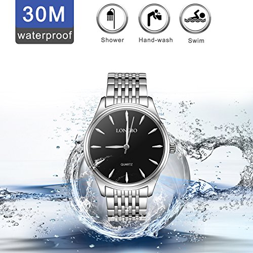 Relojes para Mujer, Reloj Impermeable de Cuarzo de Acero Inoxidable para Mujer, Vestido de Moda para Mujer Relojes para Mujer Casual de Negocio (Mujeres)