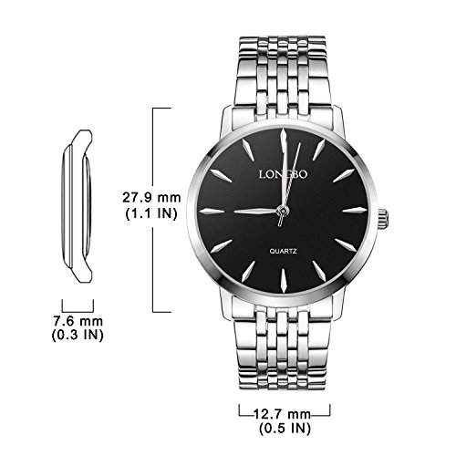 Relojes para Mujer, Reloj Impermeable de Cuarzo de Acero Inoxidable para Mujer, Vestido de Moda para Mujer Relojes para Mujer Casual de Negocio (Mujeres)