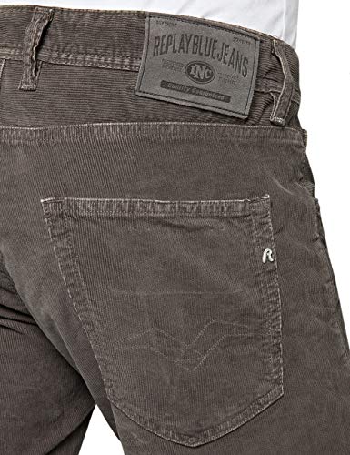 REPLAY Grover Vaqueros Straight, (Dark Mud 120), W36/L34 (Talla del Fabricante: 36) para Hombre
