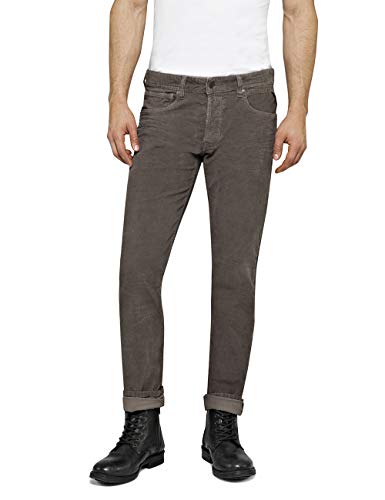 REPLAY Grover Vaqueros Straight, (Dark Mud 120), W36/L34 (Talla del Fabricante: 36) para Hombre