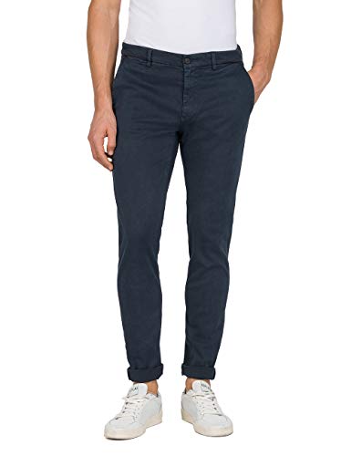REPLAY Zeumar Vaqueros Slim, Azul (Blue 10), 32W / 32L para Hombre