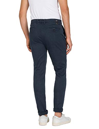 REPLAY Zeumar Vaqueros Slim, Azul (Blue 10), 32W / 32L para Hombre