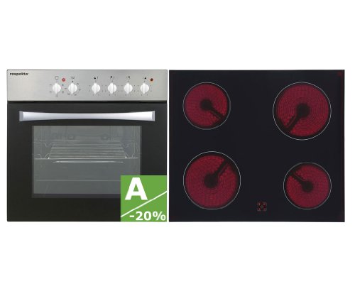 respekta Cocina Completa, 280 cm, Roble, Incluye Nevera y congelador, vitrocerámica & lavavajillas