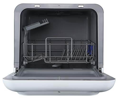 respekta GSPU 42 A Mini Lavavajillas empotrable, 42 cm, pantalla LED, GSPU42A, color plateado