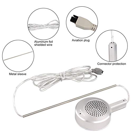 Retekess TW104 Sistema Altavoz de Ventana 3W Duplex Completo Intercomunicador de Ventana para Instalación de Vidrio Antirrobo Bancos Taquilla Contadores