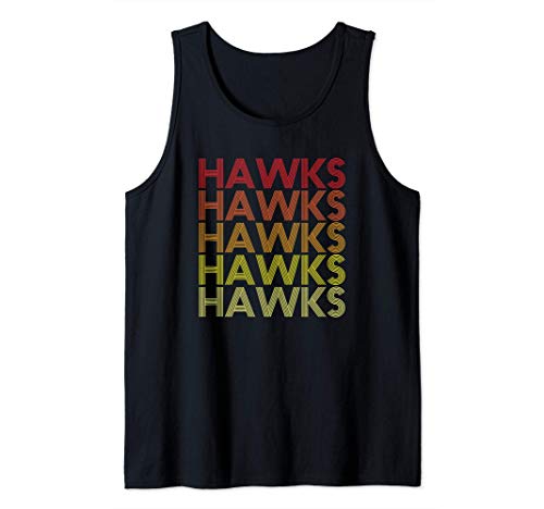 Retro Vintage Hawks Camiseta sin Mangas