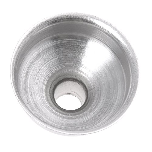 RETYLY 2 pzs Embudo del Frasco de nalga de Acero Inoxidable - Plata