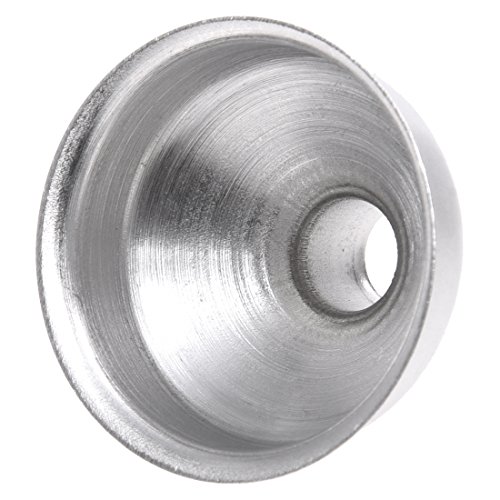 RETYLY 2 pzs Embudo del Frasco de nalga de Acero Inoxidable - Plata