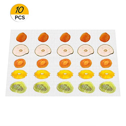 Reutilizable Tapete de Silicona para Deshidratador de Alimentos, Antiadherentes, Apta para el Lavavajillas, Aprox. 38 * 28 cm Estera para Hornear