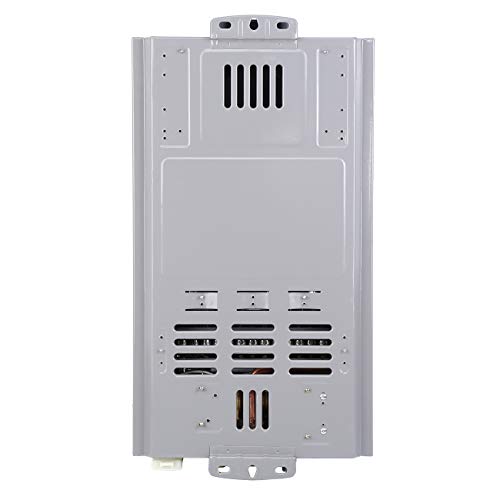 Ridgeyard Calefactor del Agua de la Ducha de Propano y Gas con Pantalla Digital de la Caldera y sin Tanque 12L/minuto 24kW (60C temperatura del agua) - incluye 5 m manguera de alta resistencia, pistola y manguera conectores.