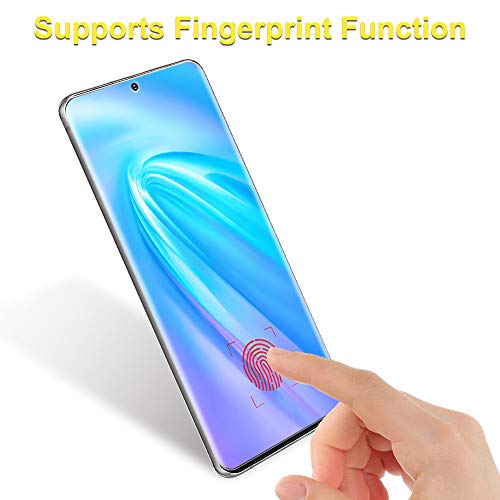 RIIMUHIR Protector de Pantalla de Hidrogel para Samsung Galaxy S20 Plus [3 Unidades], [ID de Huella Digital de Soporte], [Cobertura Completa], Protector de Pantalla TPU para Samsung Galaxy S20 Plus
