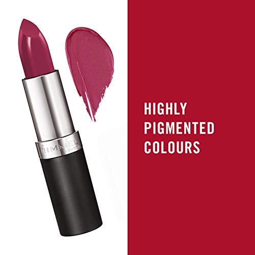 Rimmel London Lasting Finish Lipstick, 30 Rojo oscuro, 4g, El embalaje puede variar