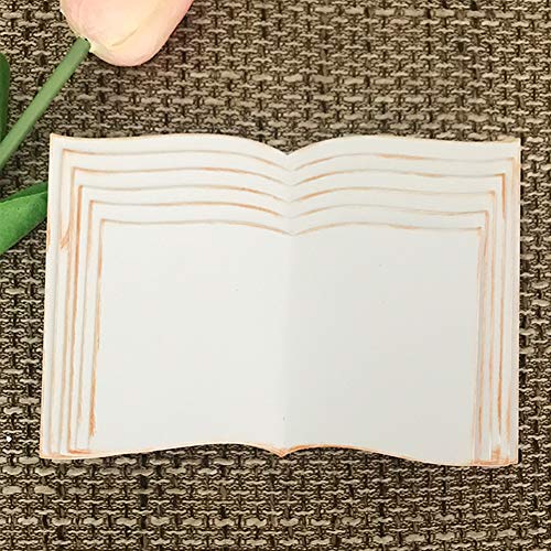 RIsxffp Metal Dies Corte Plantillas Página del Libro Troquelado de Metal DIY Scrapbooking Papel Tarjetas Craft Punch Stencil