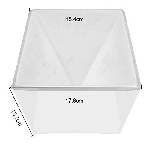 Ritapreaty pirámide Molde de Silicona 15 CM DIY Ornamento decoración Molde de Color epoxi Crema Seca Flor Molde