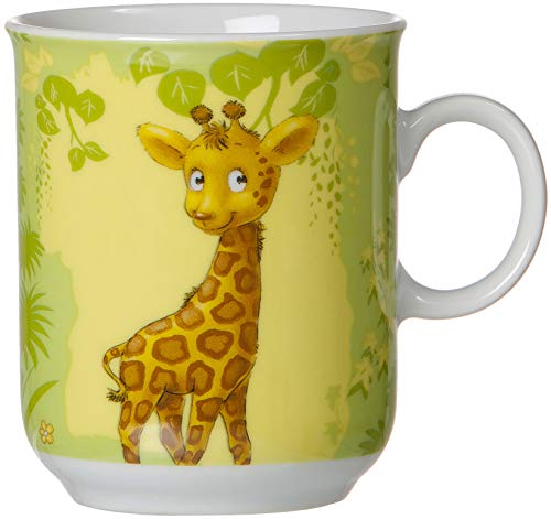 Ritzenhoff & Breker 006940 - Servicio de Mesa Infantil (3 Piezas: Plato, Cuenco y Taza), diseño de Animales de la Jungla