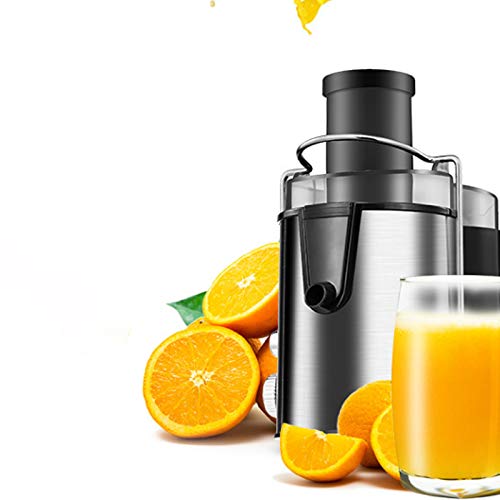 RMXMY Exprimidor automático de múltiples Funciones, Mini escoria pequeña, para Uso doméstico, de Gran Calibre, de prensado rápido, práctico y económico exprimidor de Acero Inoxidable
