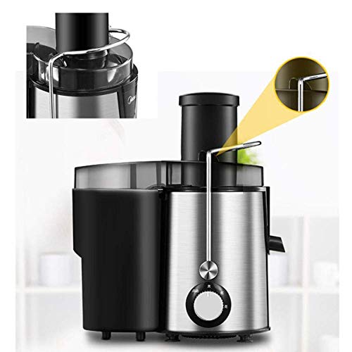 RMXMY Exprimidor automático de múltiples Funciones, Mini escoria pequeña, para Uso doméstico, de Gran Calibre, de prensado rápido, práctico y económico exprimidor de Acero Inoxidable